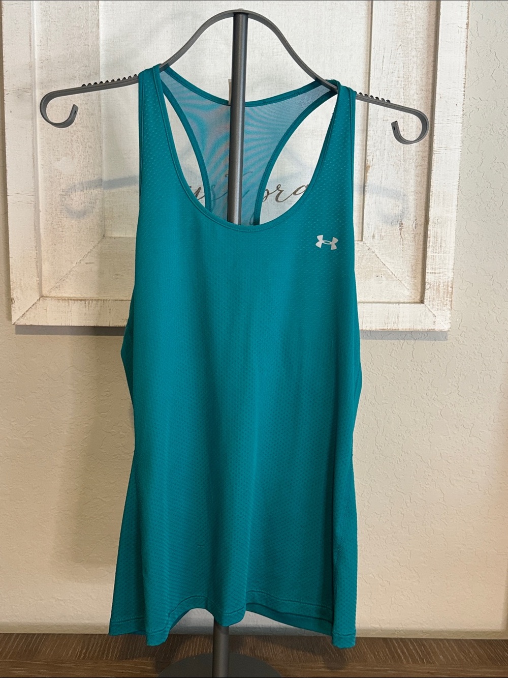 Under Armour Teal Racerback Performance Tank Top